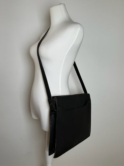 Vintage Jean Paul Gaultier Leather Bag Black