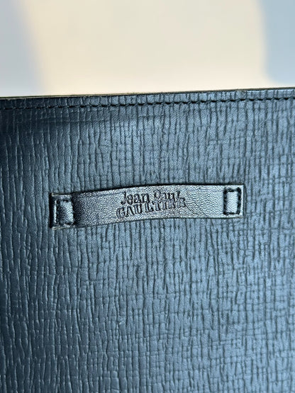 Vintage Jean Paul Gaultier Leather Bag Black