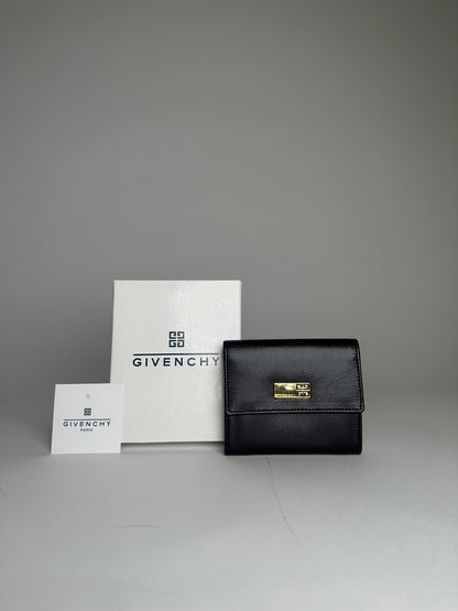 Vintage Givenchy Leather Wallet Black
