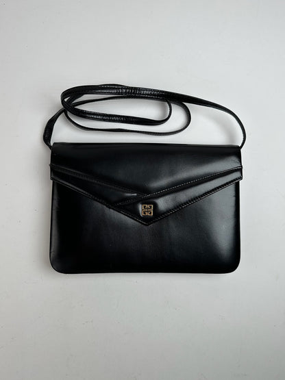 Vintage Givenchy 4G Leather Bag Black