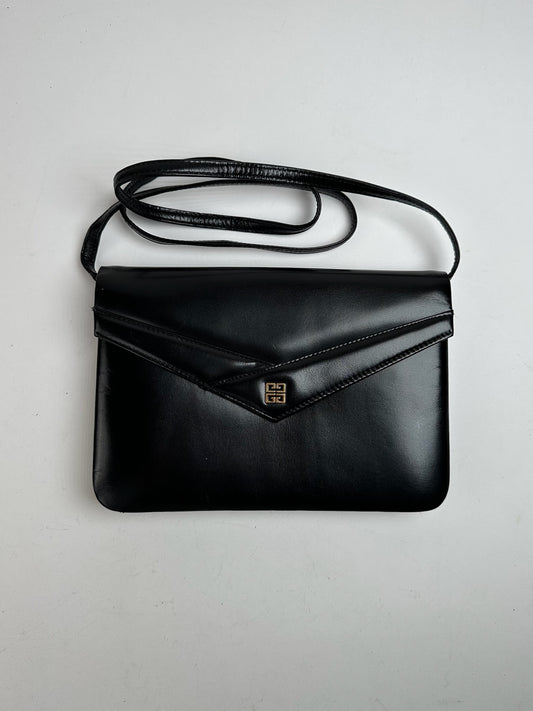 Vintage Givenchy 4G Leather Bag Black
