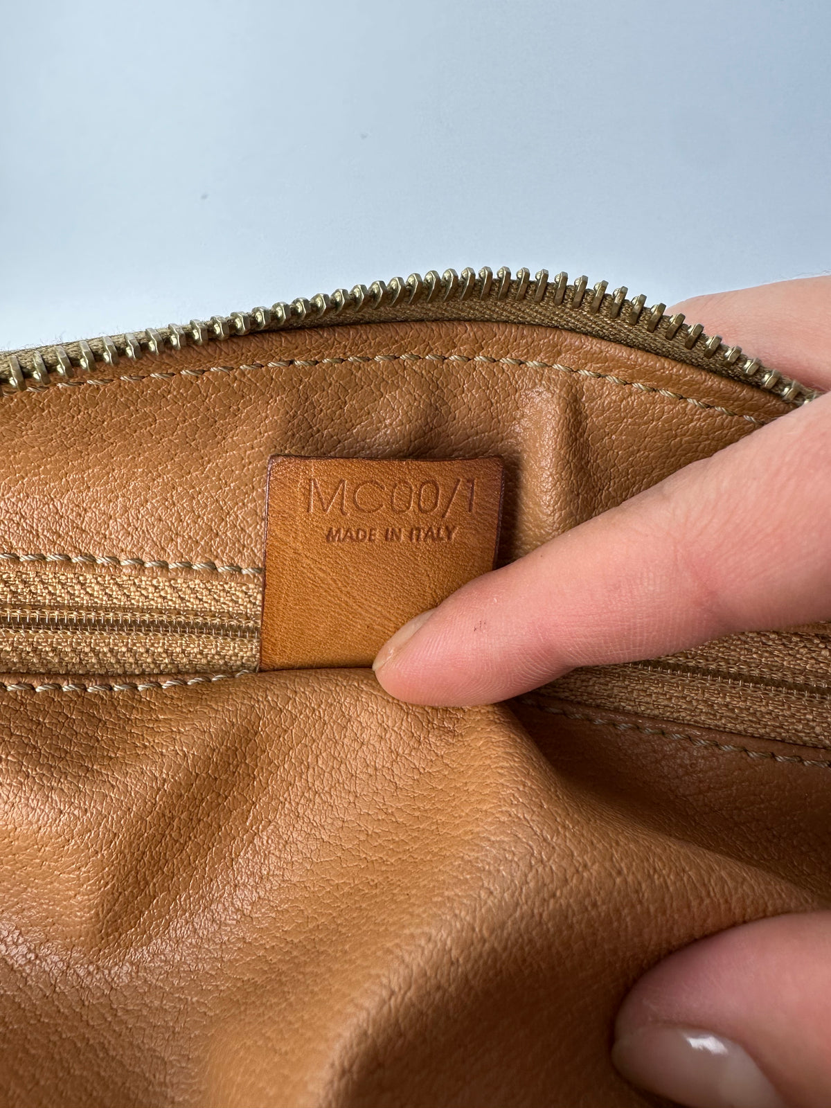 Vintage Celine Macadam Canvas Top-Handle Bag Late 1980s Brown