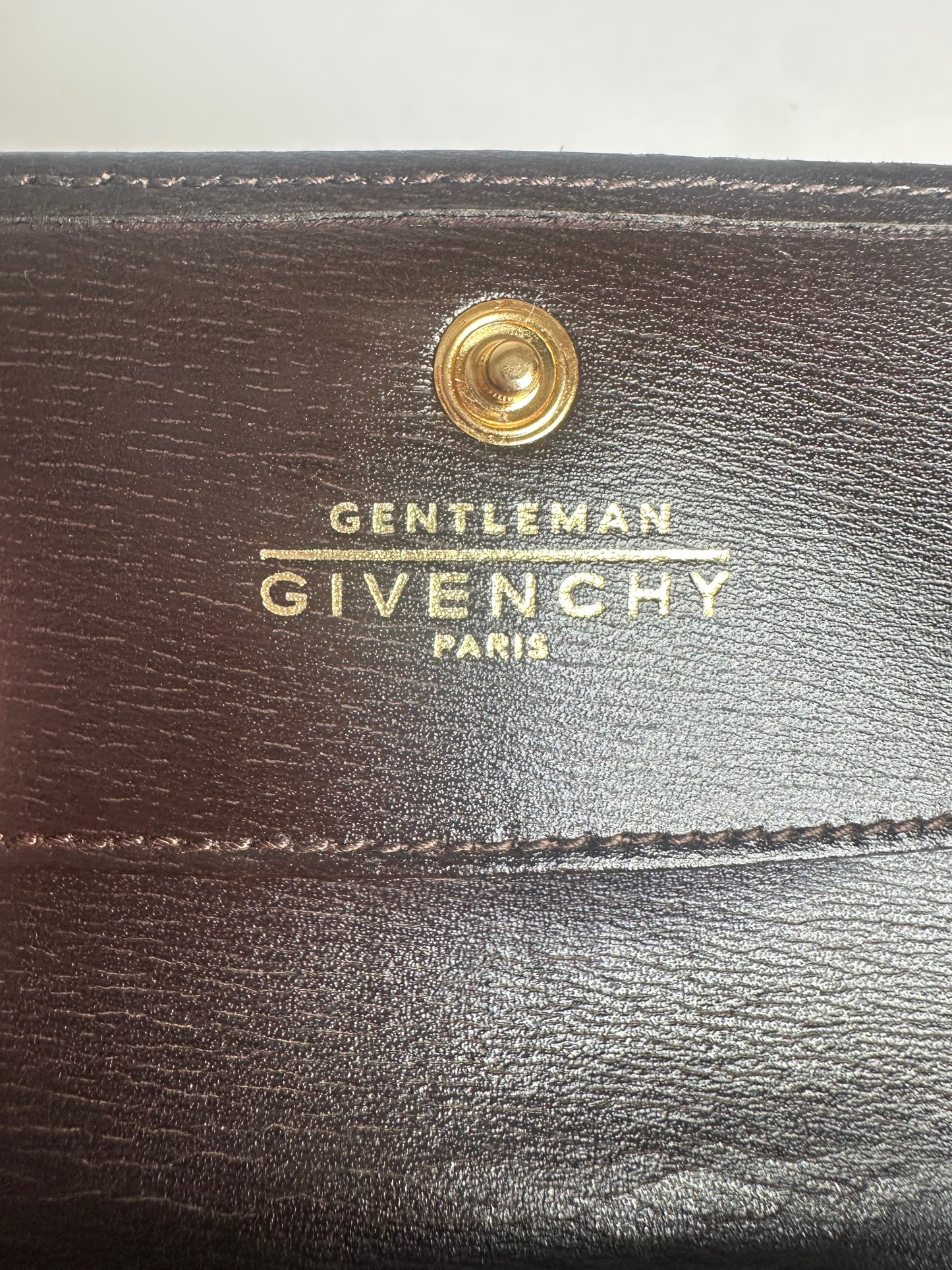Vintage Givenchy Leather Wallet Black
