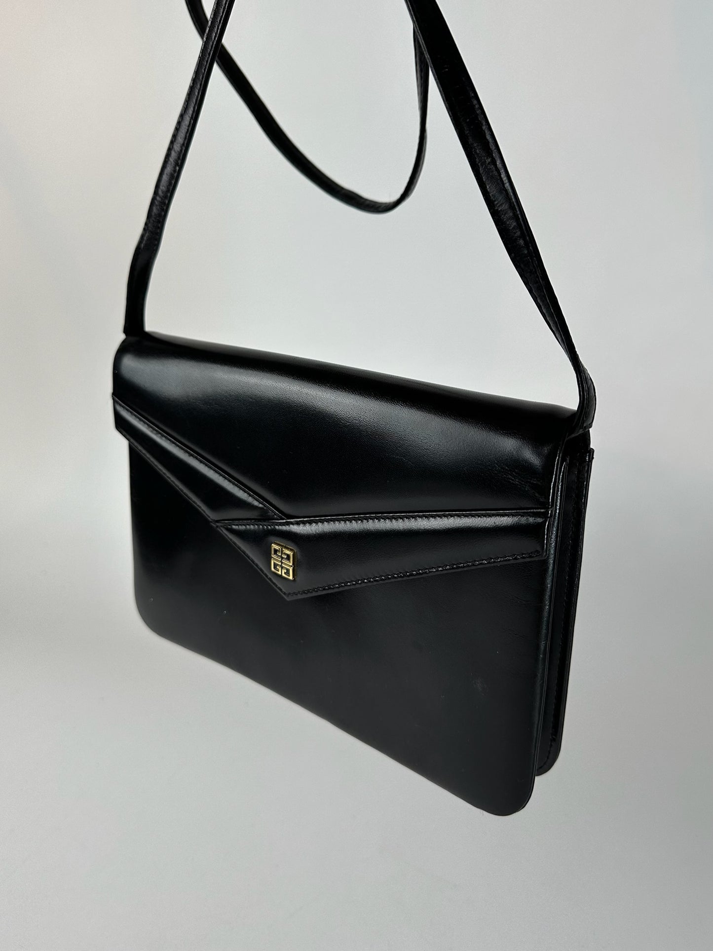 Vintage Givenchy 4G Leather Bag Black