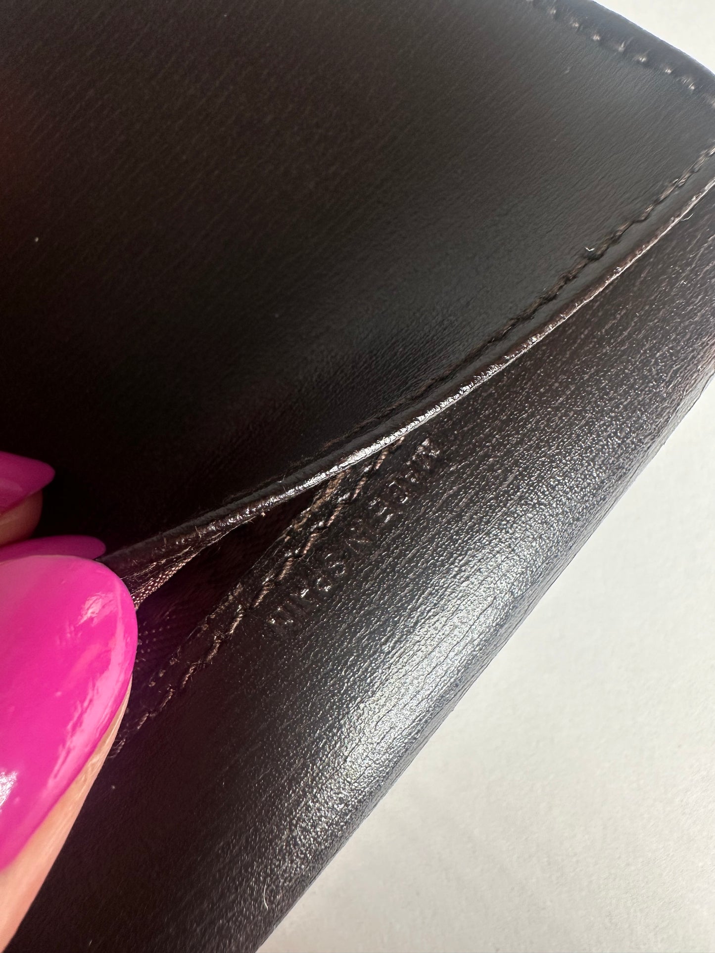 Vintage Givenchy Leather Wallet Black