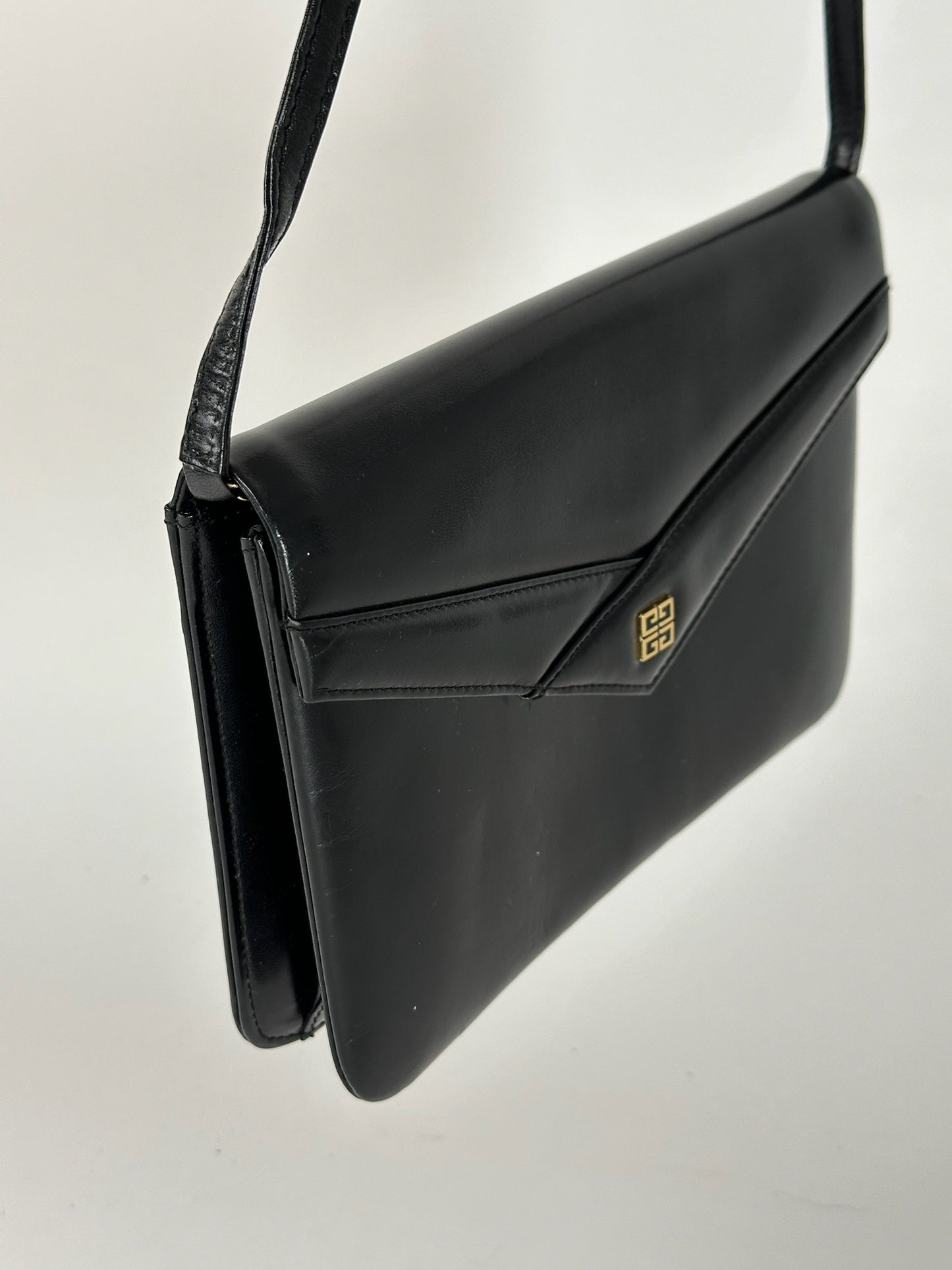 Vintage Givenchy 4G Leather Bag Black