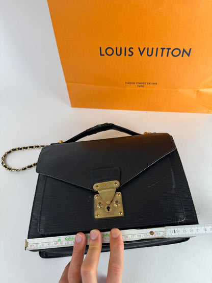 Vintage Louis Vuitton 2Way EPI Leather bag black