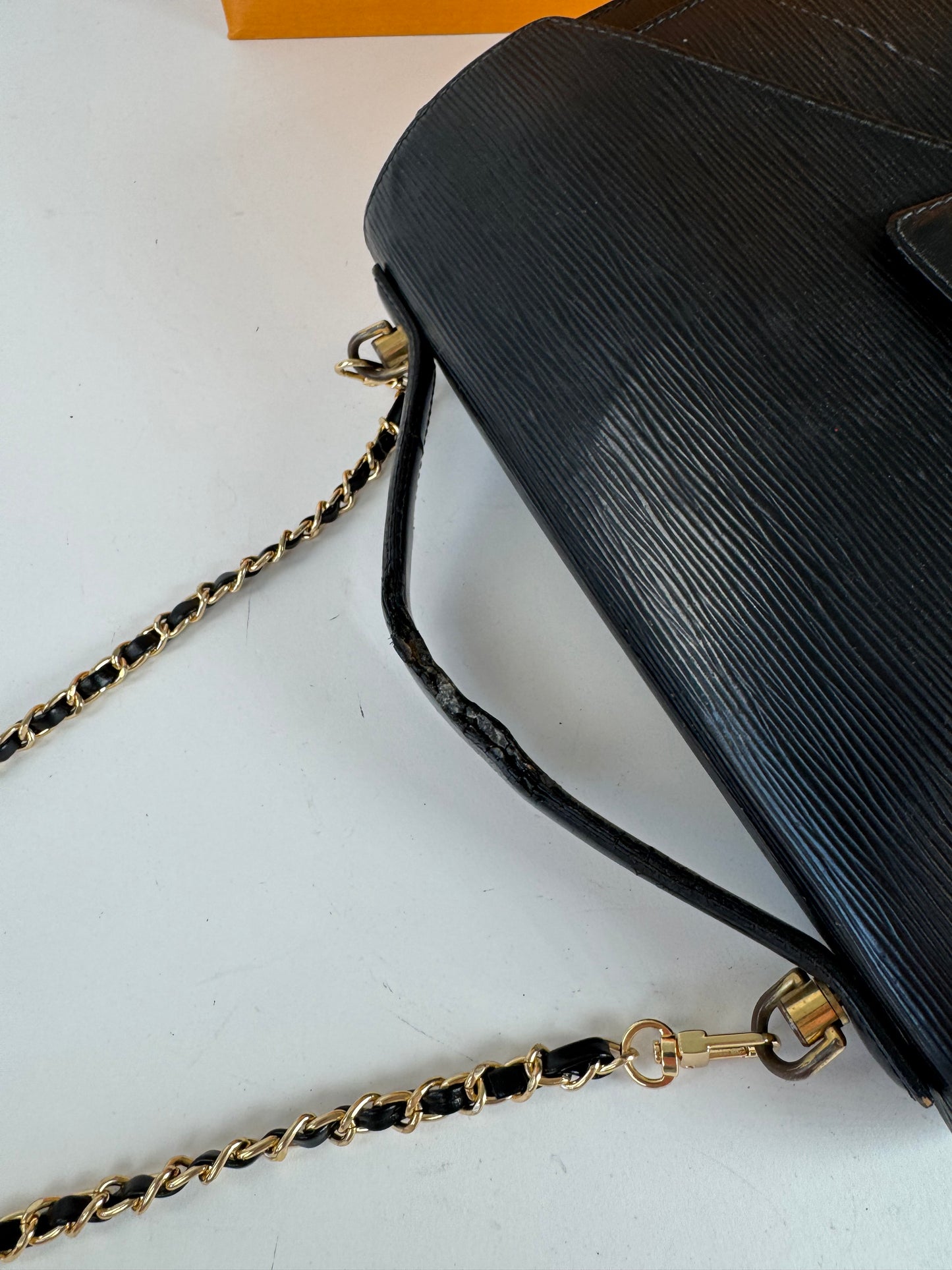 Vintage Louis Vuitton 2Way EPI Leather bag black