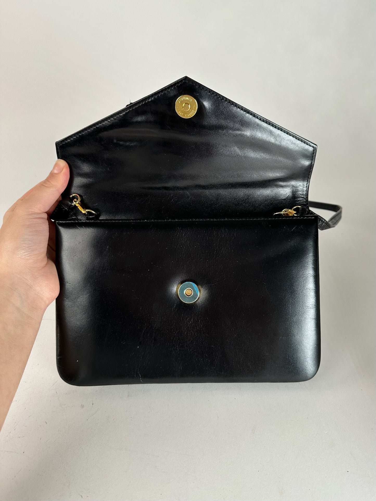 Vintage Givenchy 4G Leather Bag Black