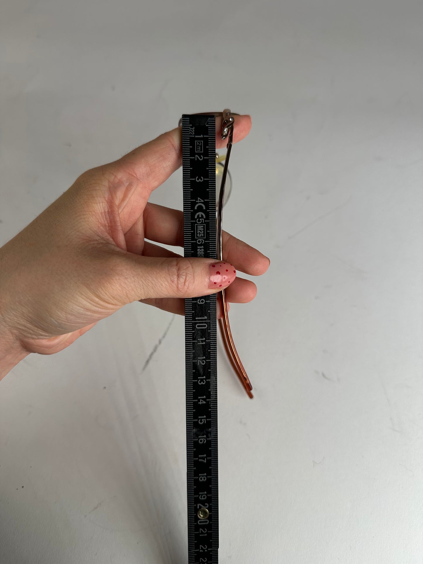 Vintage Loewe Madrid Rimless Sunglasses Purple Silver