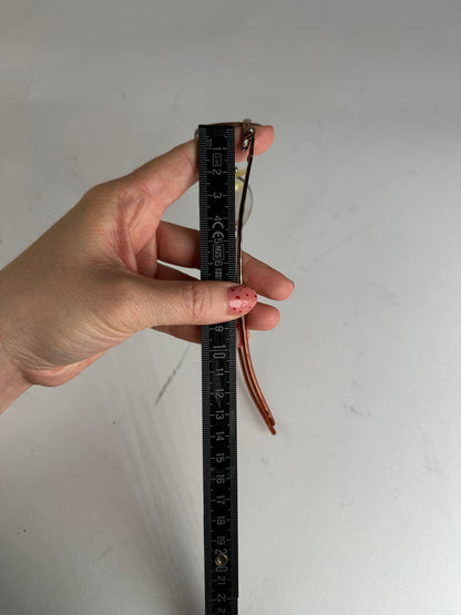 Vintage Loewe Madrid Rimless Sunglasses Purple Silver