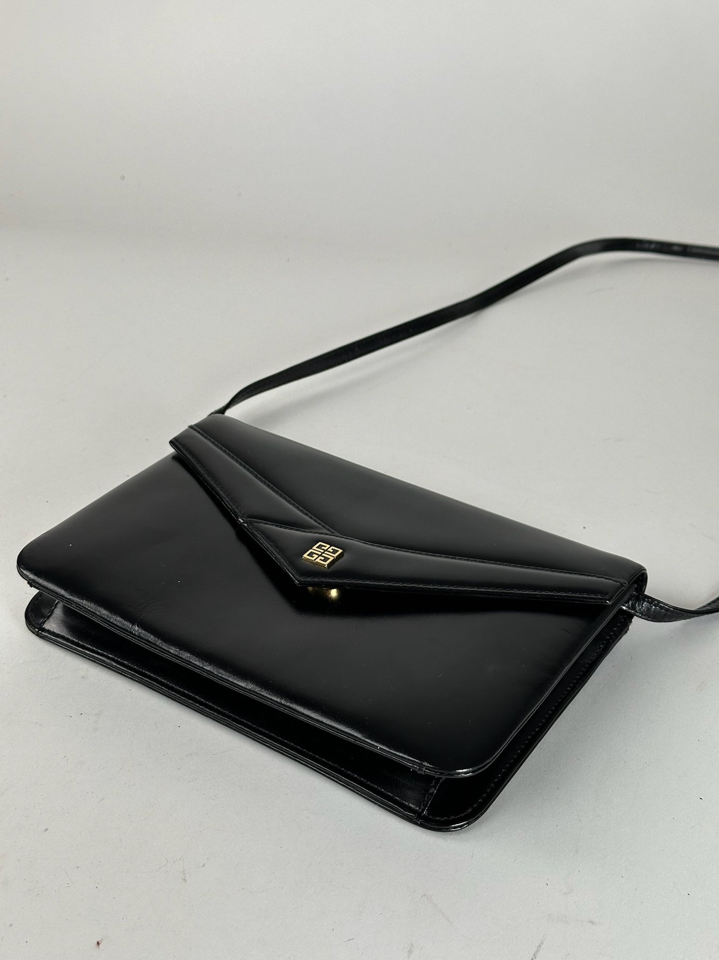 Vintage Givenchy 4G Leather Bag Black