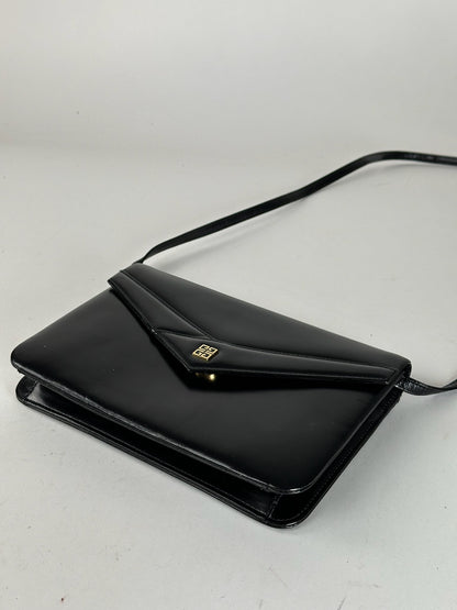 Vintage Givenchy 4G Leather Bag Black