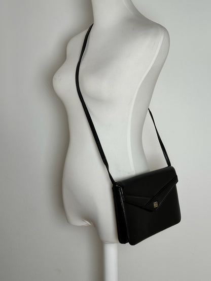 Vintage Givenchy 4G Leather Bag Black