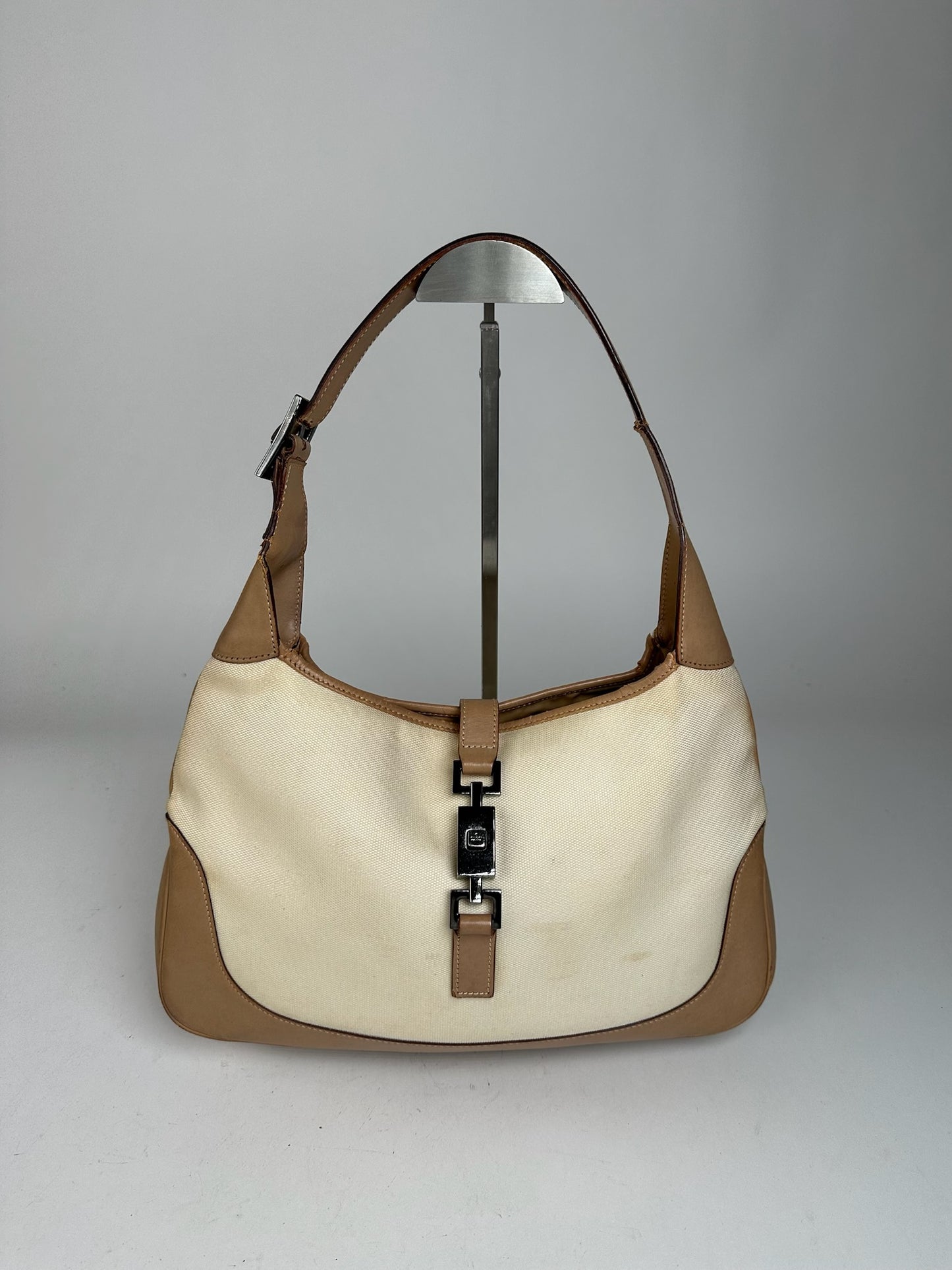 Vintage Gucci Jackie Bag beige brown