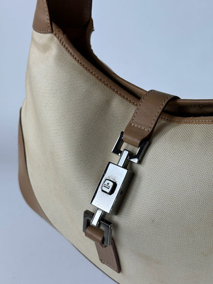 Vintage Gucci Jackie Bag beige brown