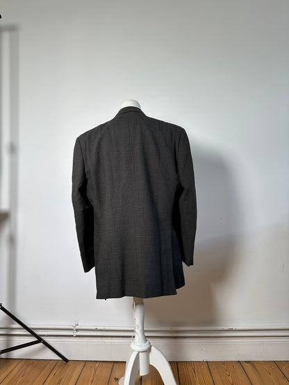 Vintage Balenciaga Men's Wool Blend Blazer Grey M
