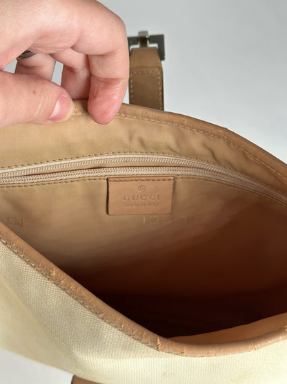 Vintage Gucci Jackie Bag beige brown