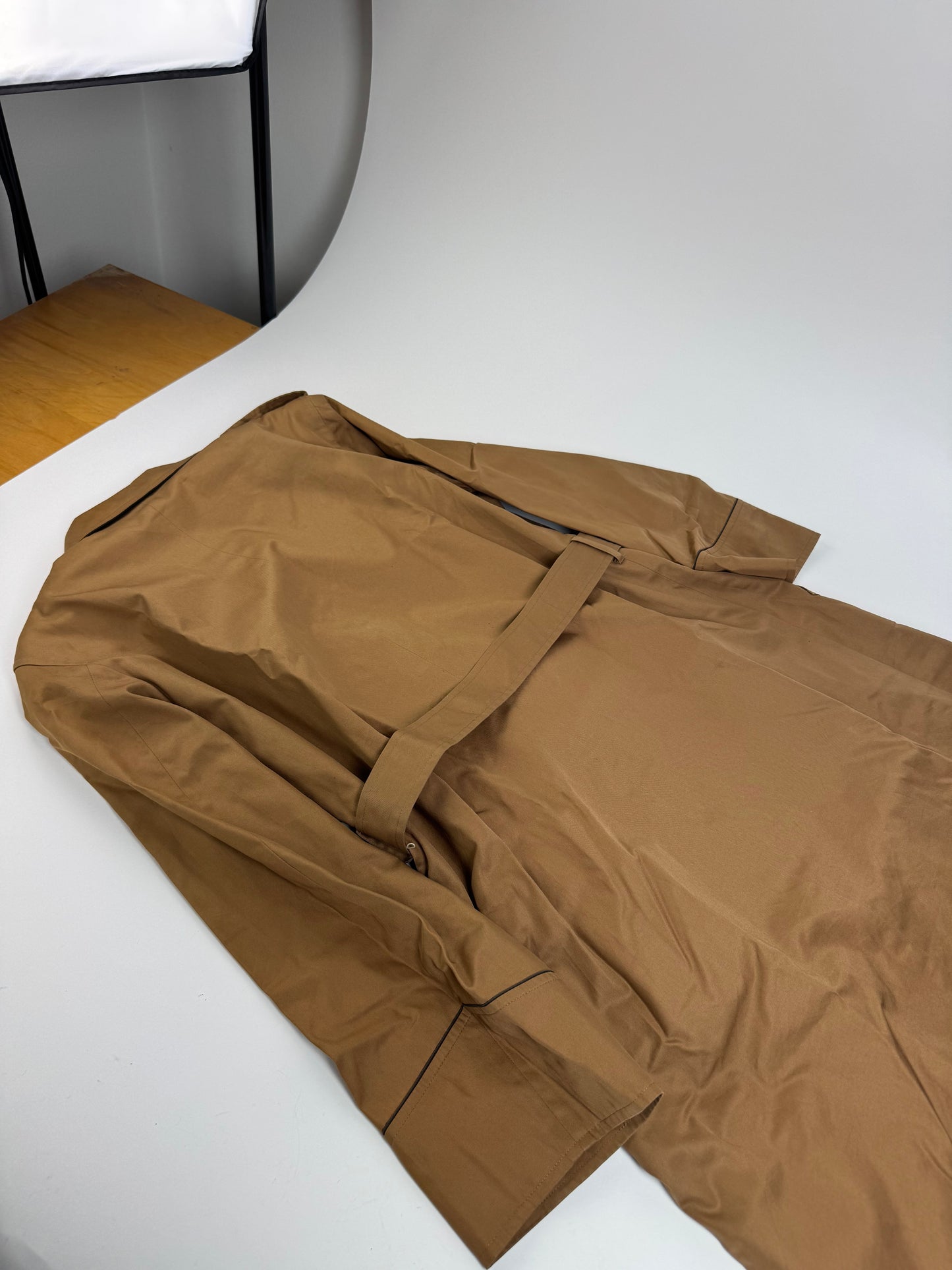 Vintage Yves Sain Laurent Camel Canvas Trenchcoat 40/L