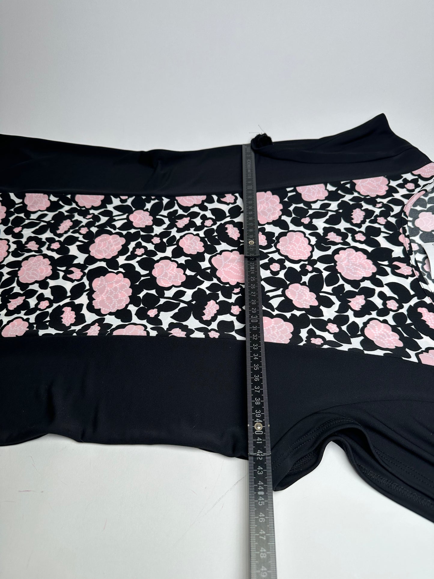 Vintage Courreges Abstract Dress black Pink M