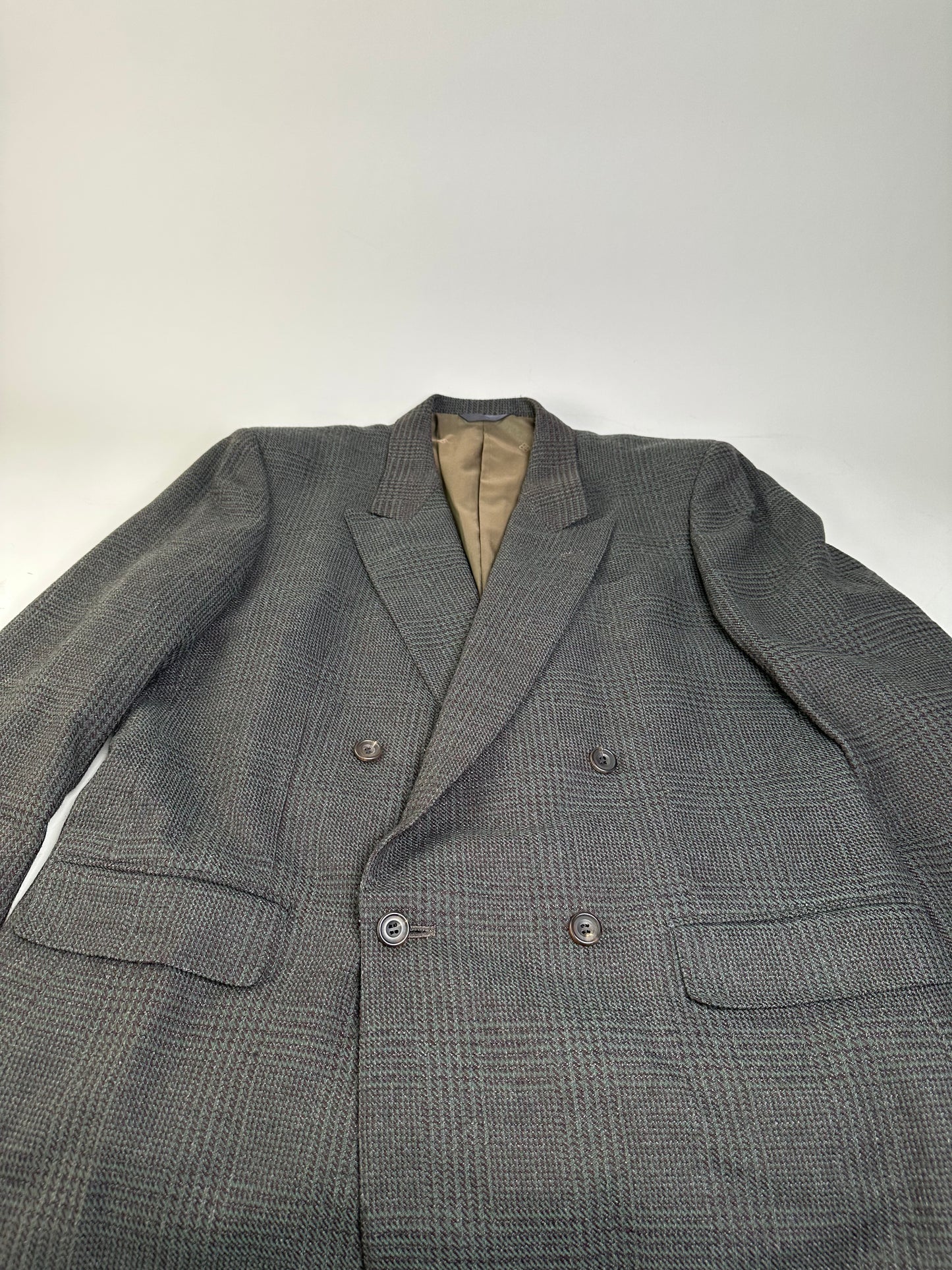 Vintage Balenciaga Men's Wool Blend Blazer Grey M