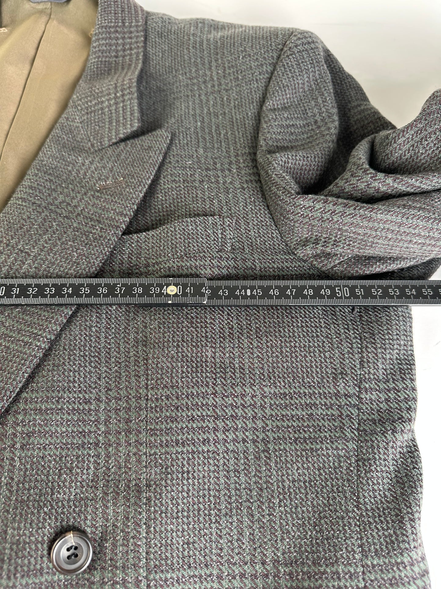 Vintage Balenciaga Men's Wool Blend Blazer Grey M
