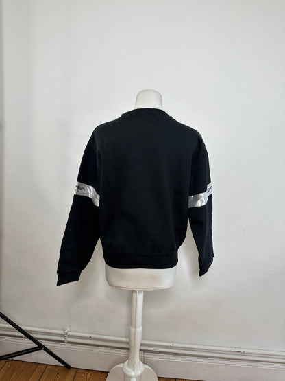 Vintage Courreges Cotton Blend Sweatshirt Black M