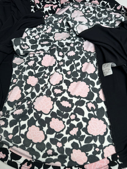 Vintage Courreges Abstract Dress black Pink M