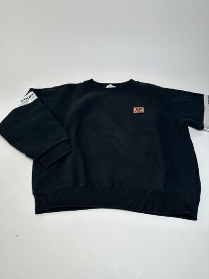 Vintage Courreges Cotton Blend Sweatshirt Black M