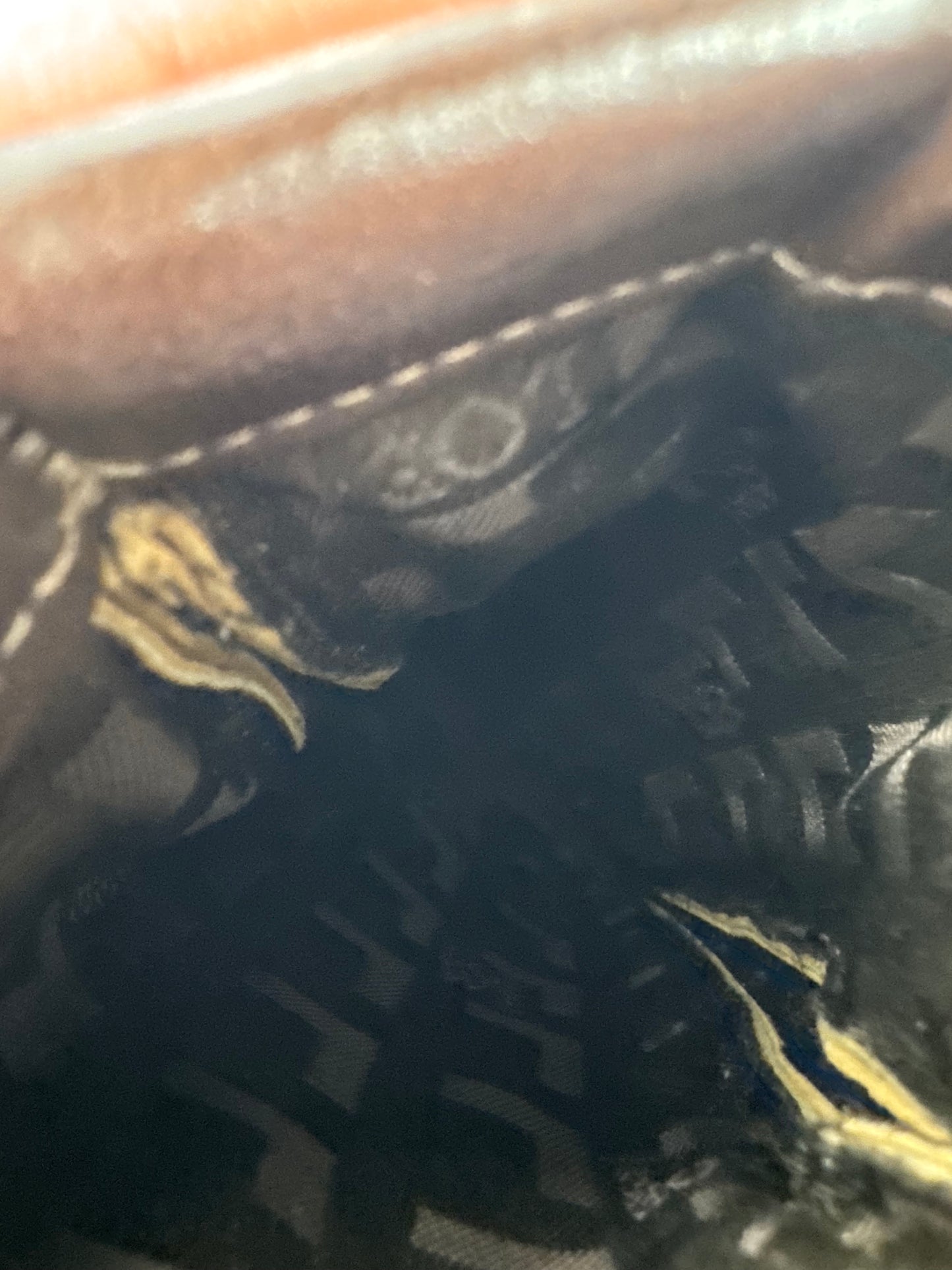 Vintage Loewe Suede Leather Pouch Brown