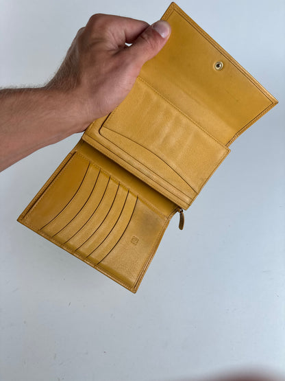 Vintage Loewe Madrid Leather Wallet Yellow