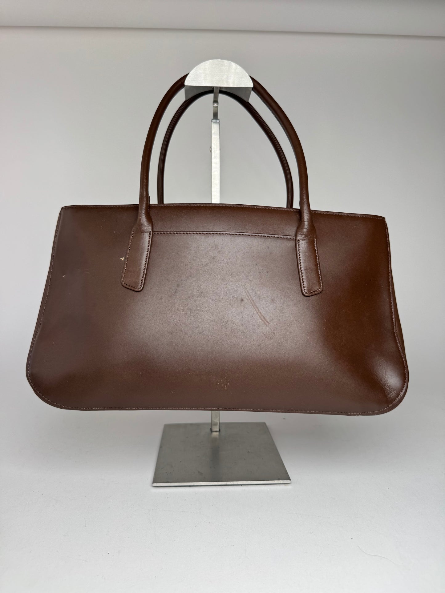 Vintage Issey Miyake Leather Bag brown
