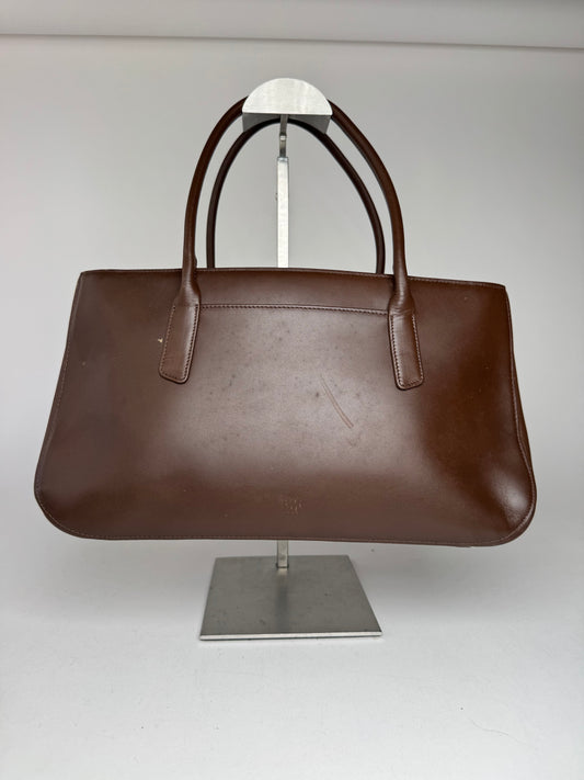 Vintage Issey Miyake Leather Bag brown