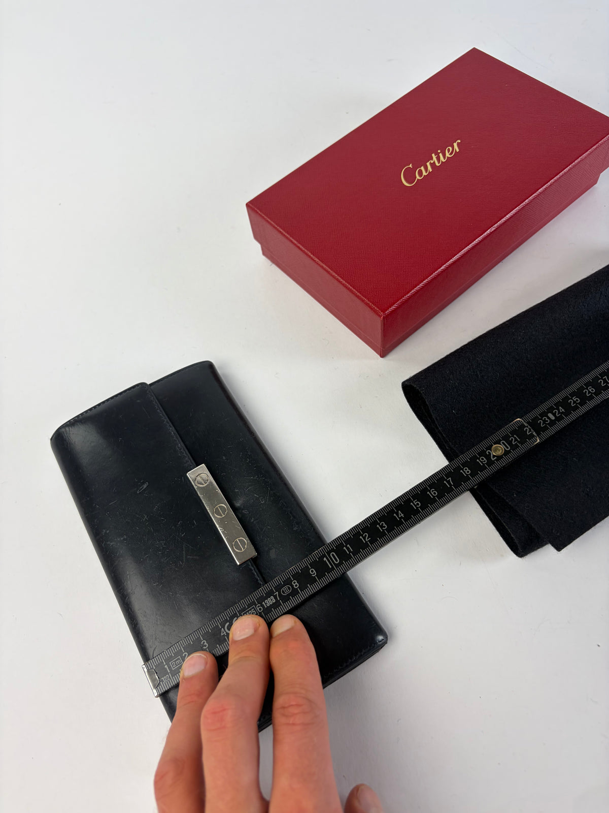 Vintage Cartier Must de Cartier Bifold Wallet Late 1990s Black