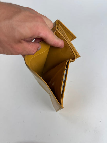 Vintage Loewe Madrid Leather Wallet Yellow
