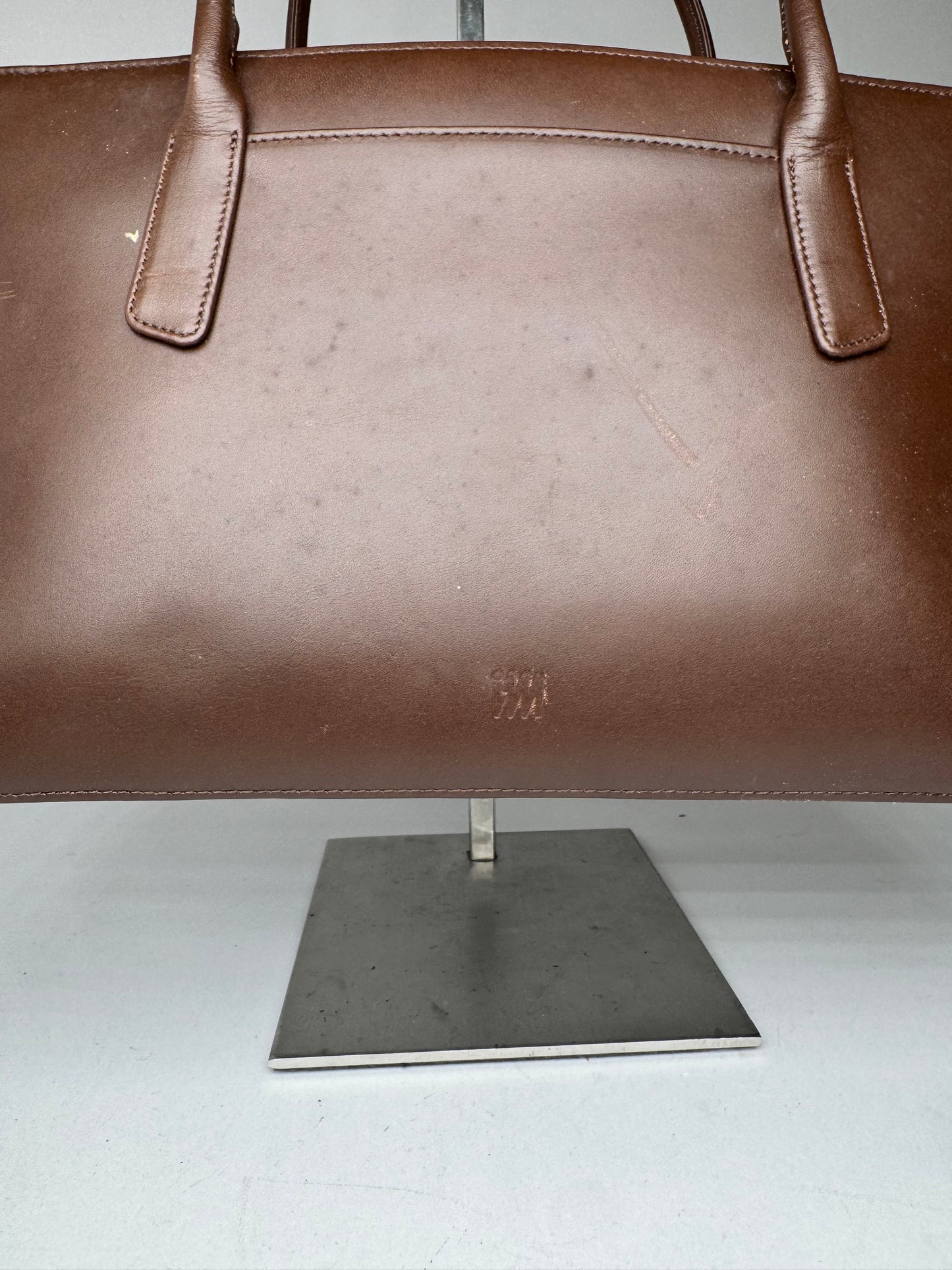 Vintage Issey Miyake Leather Bag brown