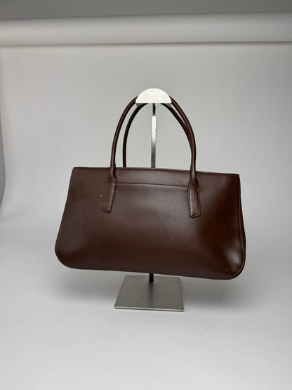 Vintage Issey Miyake Leather Bag brown