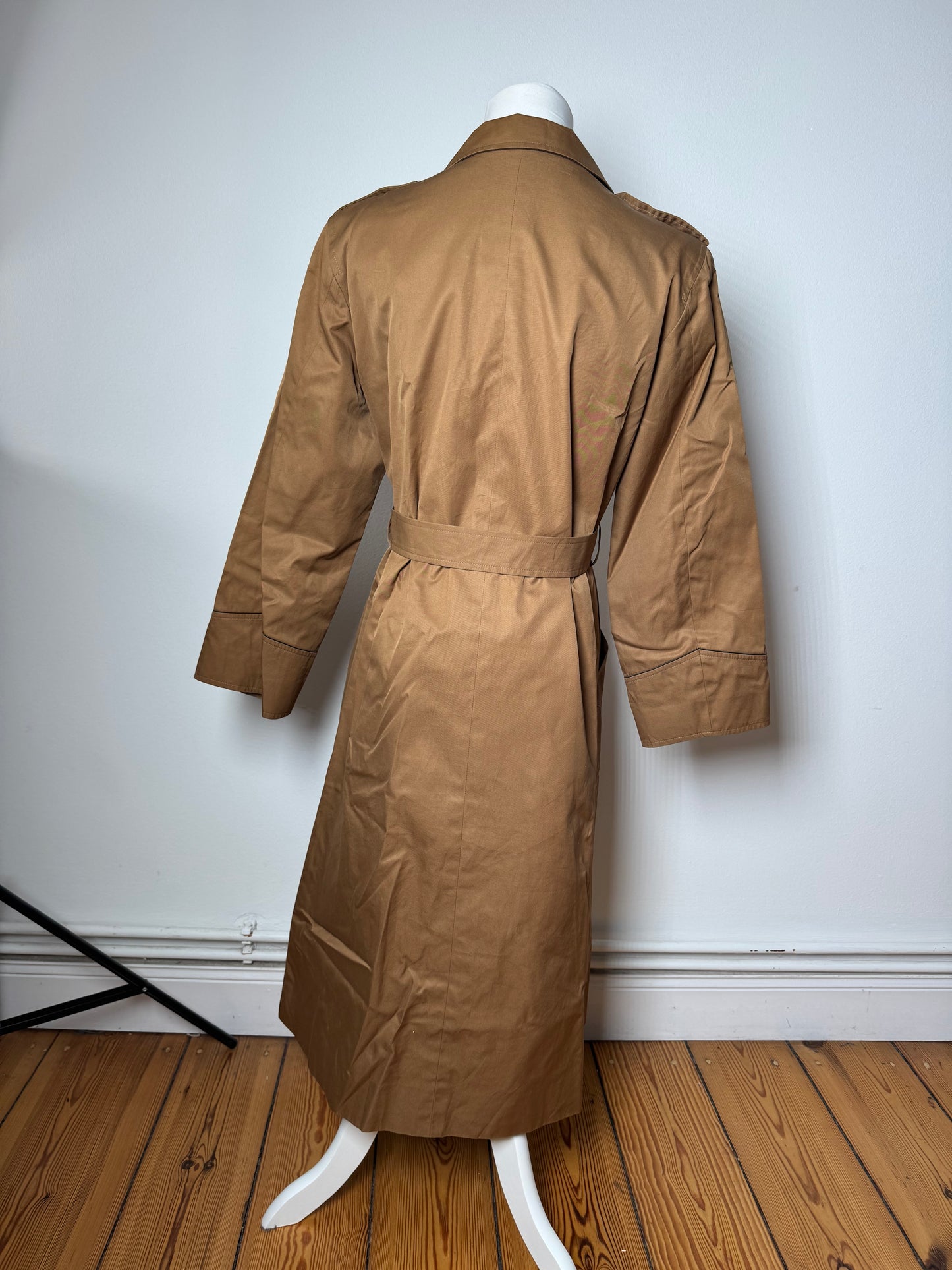 Vintage Yves Sain Laurent Camel Canvas Trenchcoat 40/L