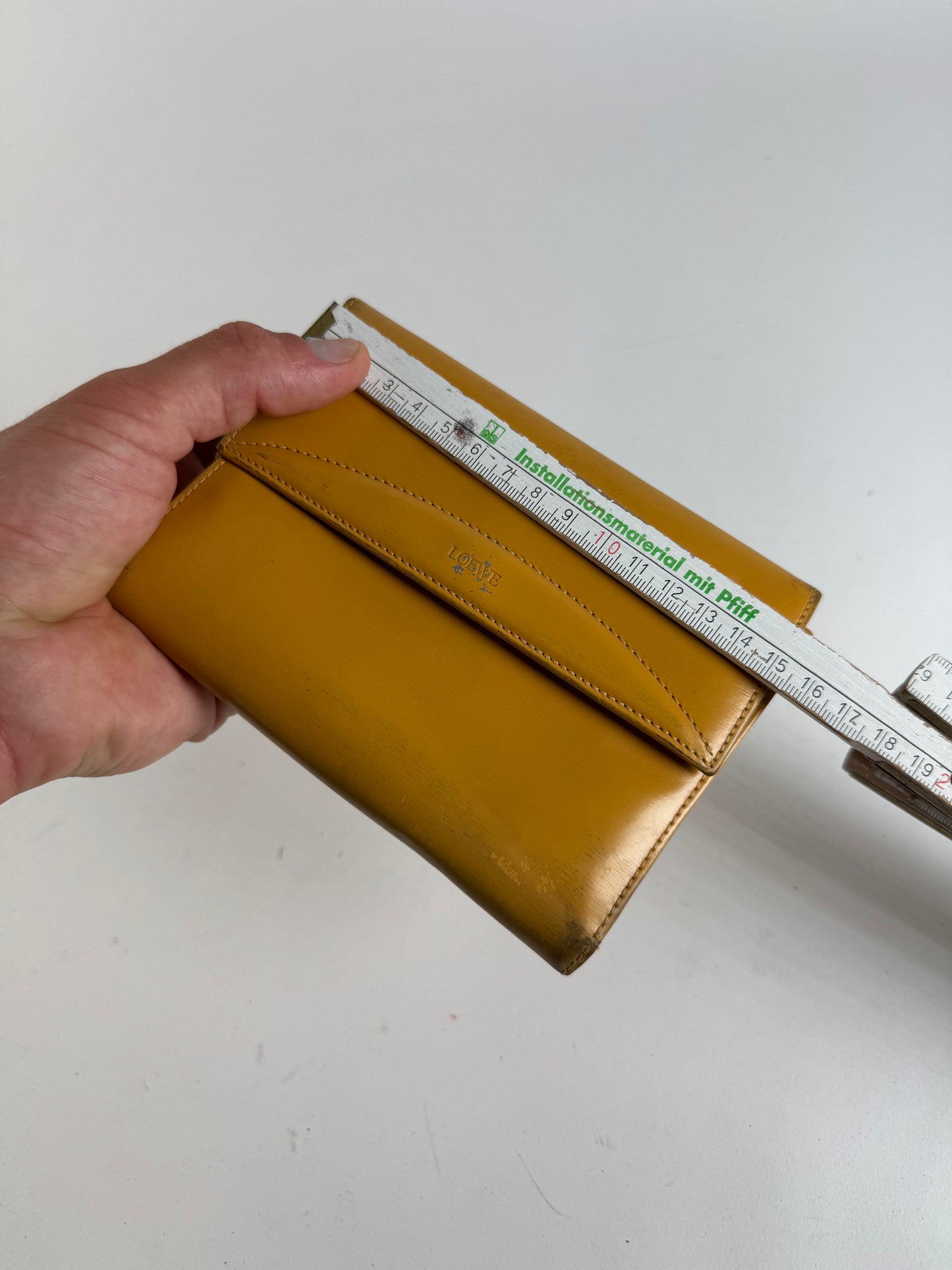 Vintage Loewe Madrid Leather Wallet Yellow