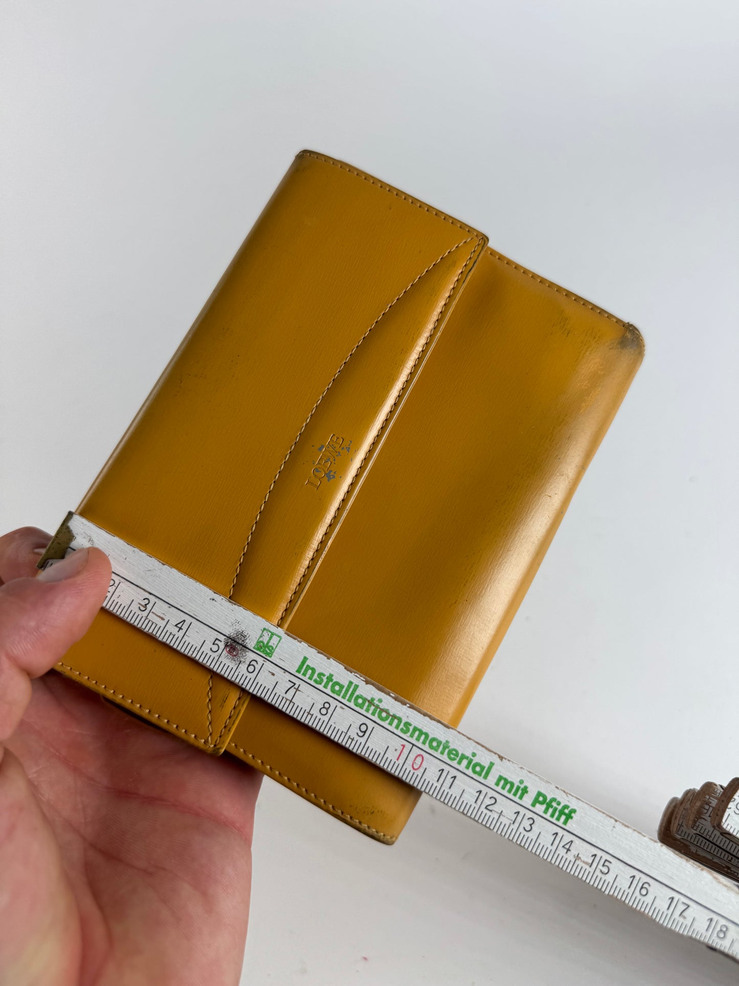 Vintage Loewe Madrid Leather Wallet Yellow