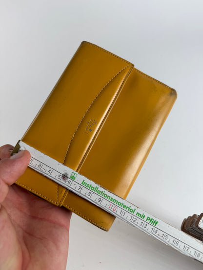 Vintage Loewe Madrid Leather Wallet Yellow