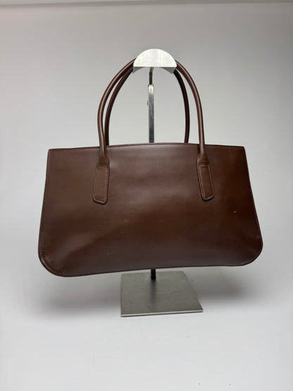 Vintage Issey Miyake Leather Bag brown