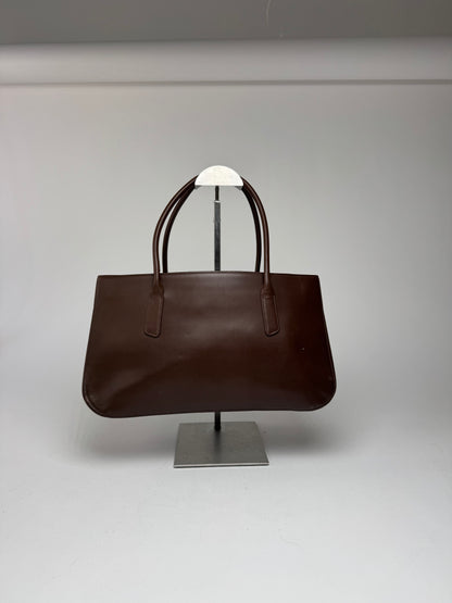 Vintage Issey Miyake Leather Bag brown