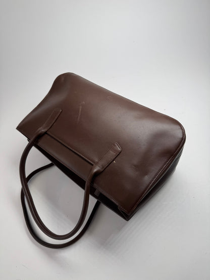 Vintage Issey Miyake Leather Bag brown