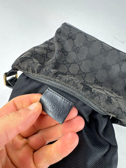 Vintage Mini Gucci Monogram Bag black brown
