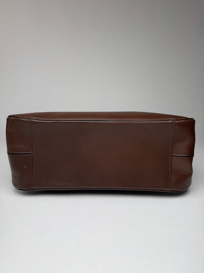 Vintage Issey Miyake Leather Bag brown