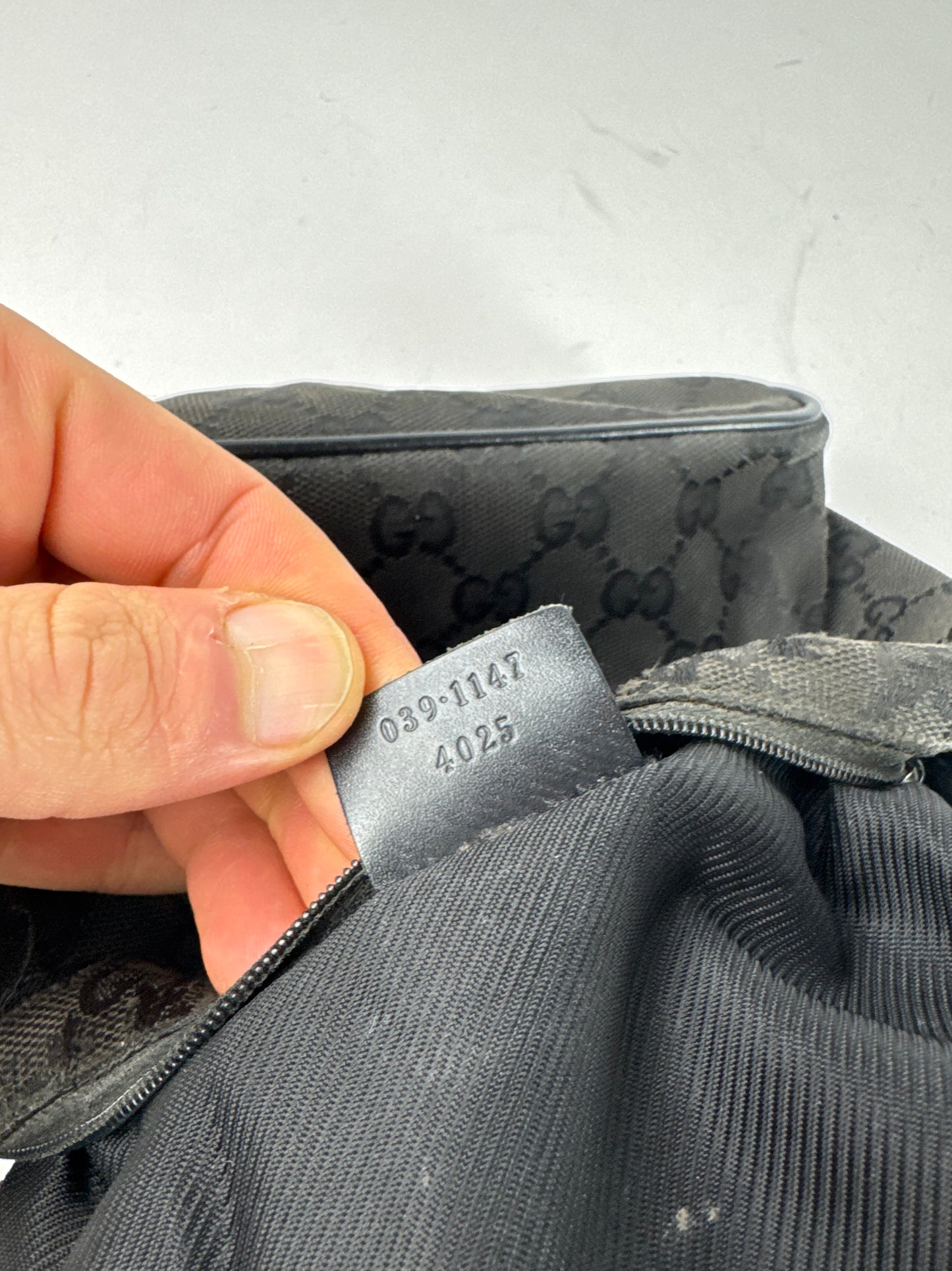 Vintage Mini Gucci Monogram Bag black brown