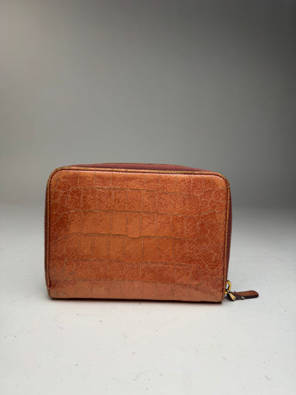 Vintage Miu Miu Leather organizer Orange