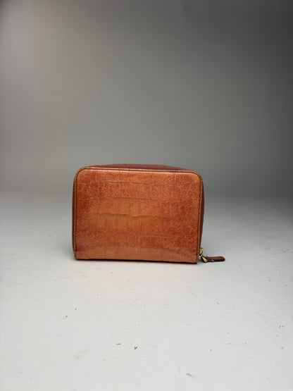 Vintage Miu Miu Leather organizer Orange