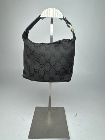 Vintage Mini Gucci Monogram Bag black brown